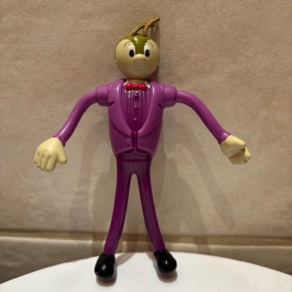 Jiminy Cricket Pinocchio McDonalds Posable Figurine Vintage 2002 Miramax Films